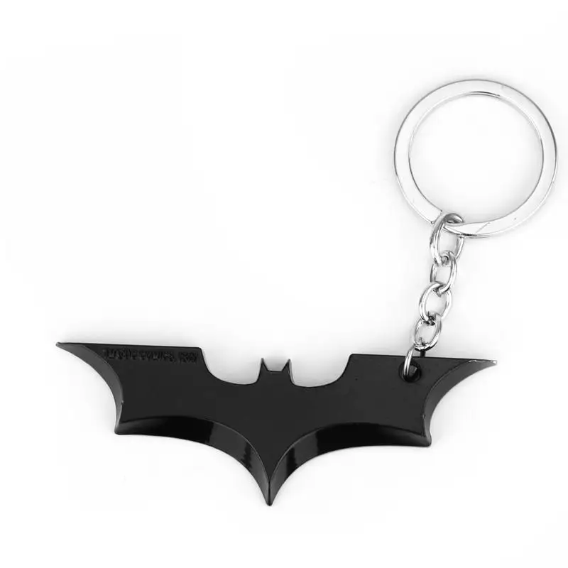 DC Batman Keychain Animal Batman Metal Badge Pendant Keyring Car Backpack Key Holder Trend Jewelry Accessories Gifts