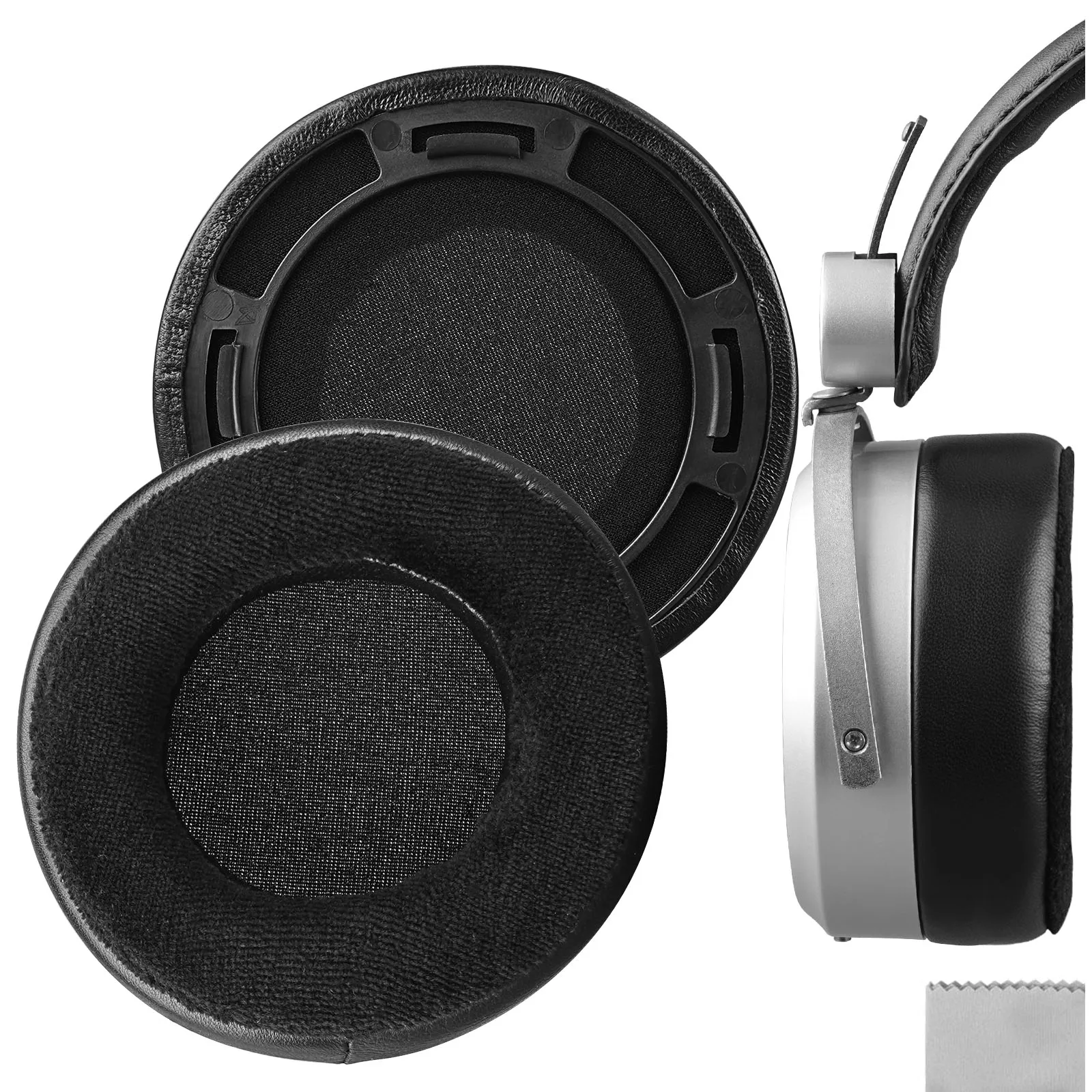 

Geekria Sheepskin and Velour Replacement Ear Pads for Hifiman HE400SE HE400 HE560 560I HE500 HE300 HE350 Headphones Ear Cushions