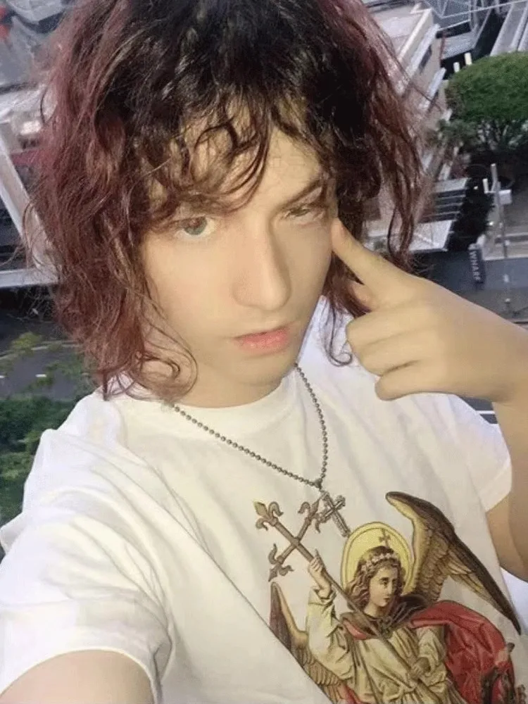 

Bladee X Drain Gang Archangel T-irt Cotton Crew Ne ort Sve Sweatirt Youth Faion Casual Top for Teens