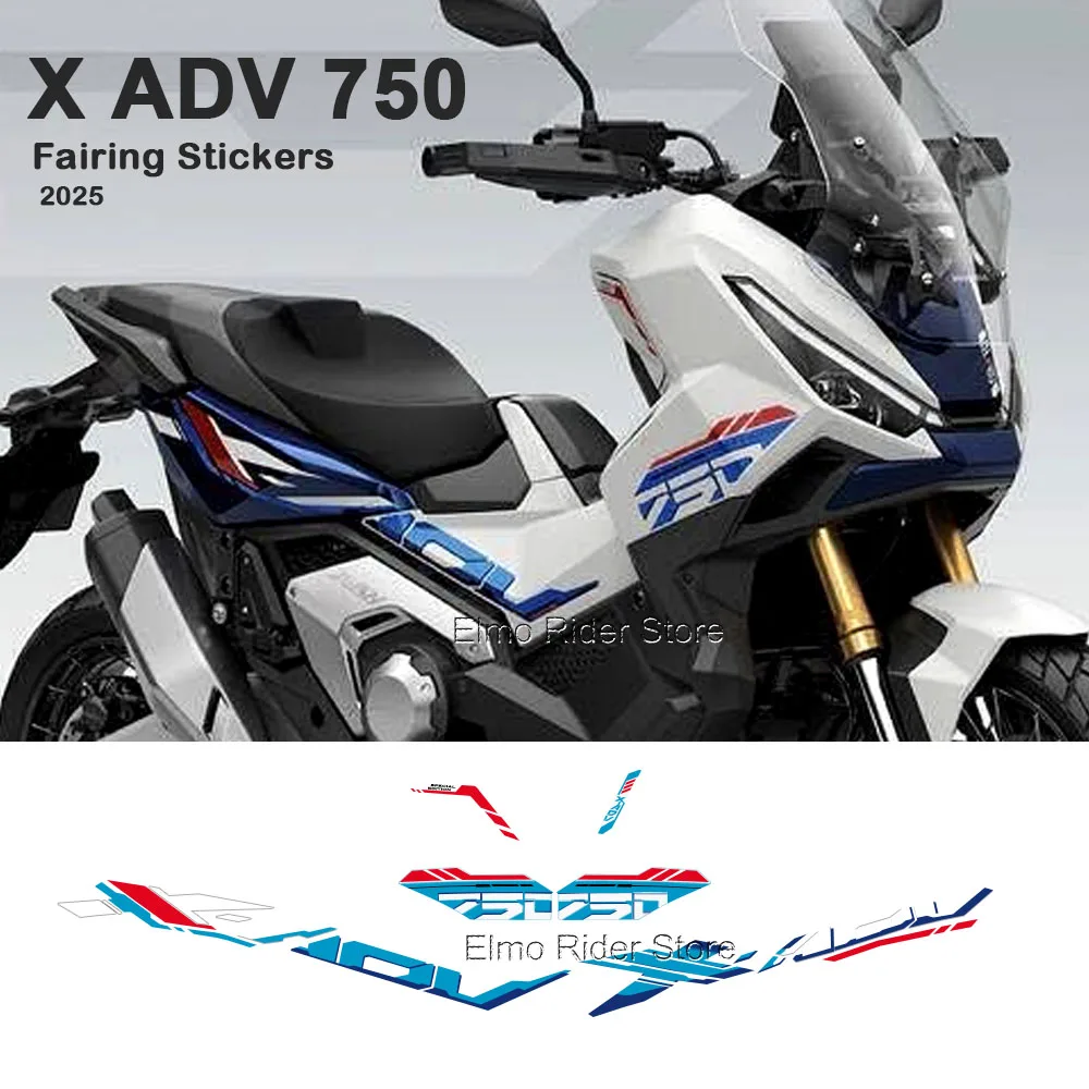 

XADV 750 For Honda X-ADV 750 X ADV 750 2025 Modification Accessories Motorcycle Fairing Sticker Decal Anti-Scratch PVC Sticker