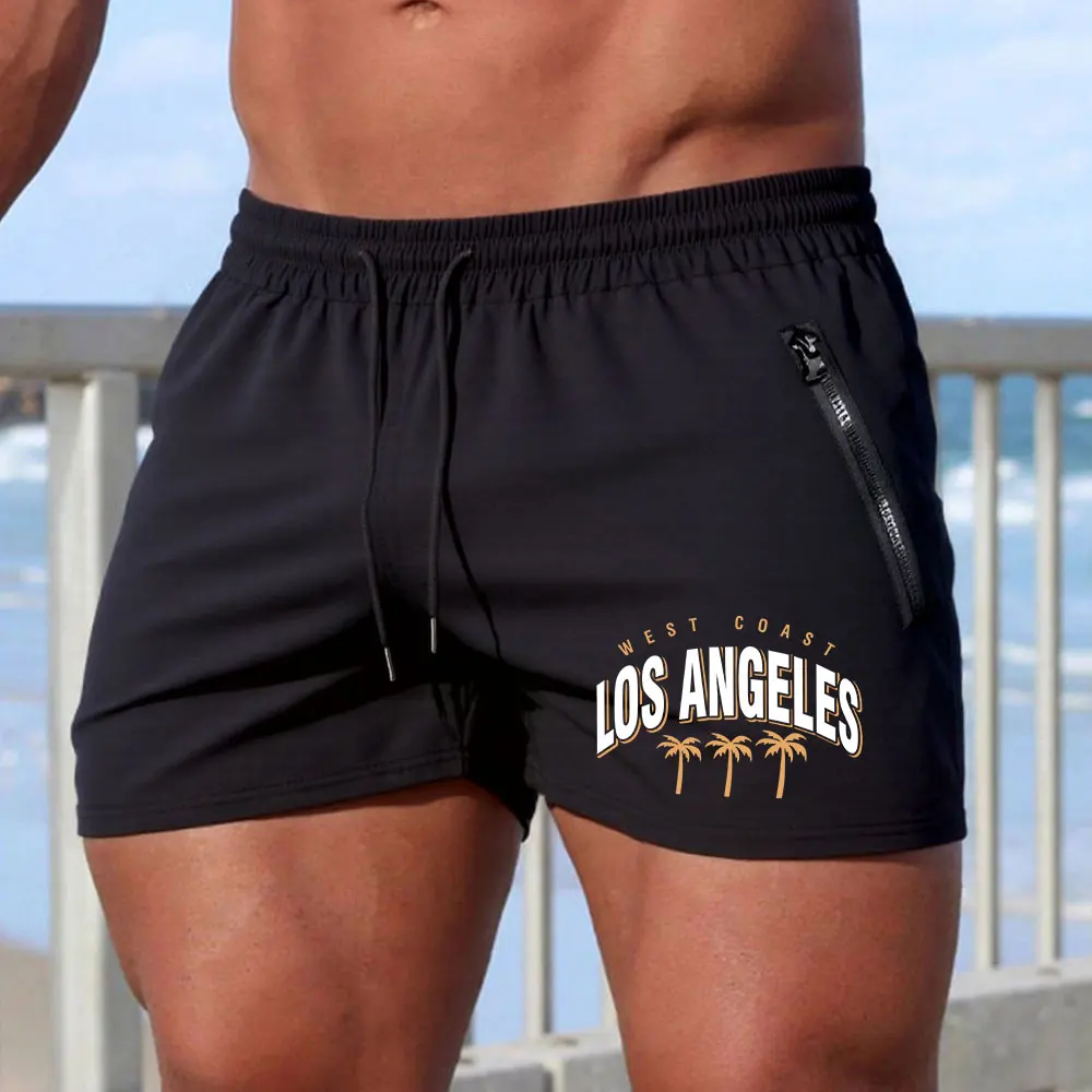 กางเกงว่ายน้ําชายฤดูร้อนโรงยิมฟิตเนสเพาะกายมะพร้าวพิมพ์กางเกงขาสั้นชายหาดกางเกงนักมวยผู้ชายกีฬา Sportwaer