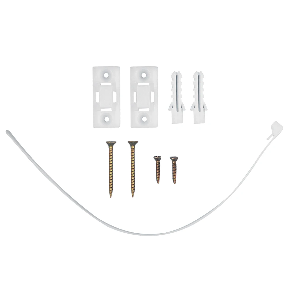 

10Pcs Heavy Duty Furniture Anti-Fall Strap Safety Anti-Tilt Mounting Kit for Cabinet Wardrobe Wall Fixing Childproof Fastener