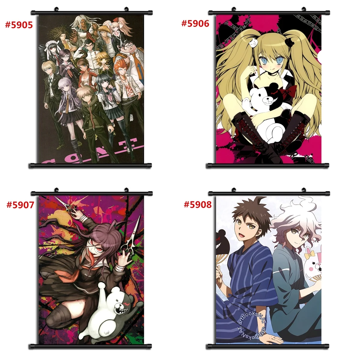 Danganronpa Dangan Ronpa 3 Anime Poster Wall Art Canvas Painting Pictures Bedroom Home Decora Room Decor Canvas Prints No Frame