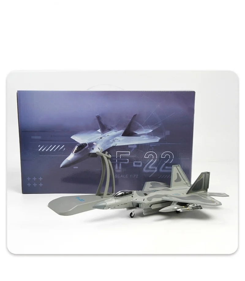 1/72 Scale Military Model For Lockheed F-22 F22 Raptor Airplanes Usa Army Air Force Diecast Metal Plane Model Home Decorations