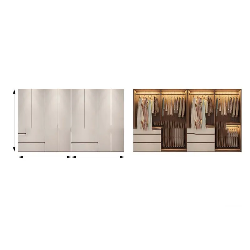 Japanes Vintage Wardrobe Closet Sliding Divider Lounges Wardrobes Closet Open Display Wooden Armadio Guardaroba Room Furnitures
