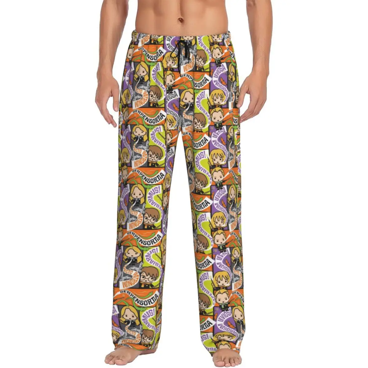 

Men's Harrys Magic Adventure Movies Potters Pajama Pants Custom Print Sleep Sleepwear Bottoms with Pockets