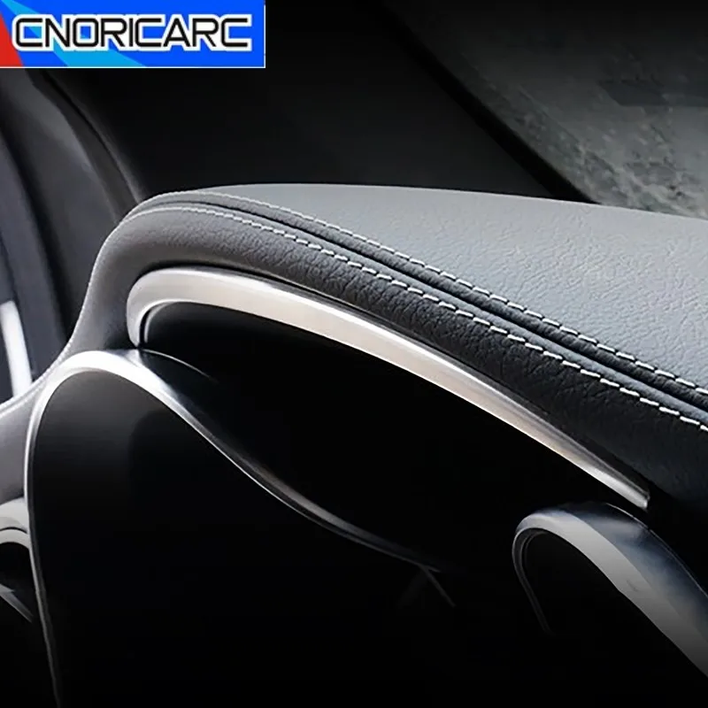 Ramka deski rozdzielczej samochodu Listwa ozdobna Tekstura węglowa Do Mercedes Benz C Class W205 GLC X253 2015-2020 Akcesoria wewnętrzne