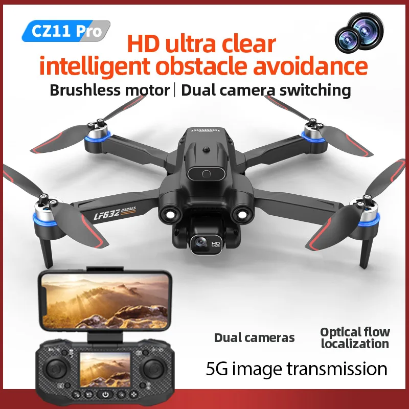 

CZ11 Pro Drone 8K Profesional FPV Dron with 4k Camera RC Quadcopter Aerial Aircraft Foldable Helicopters Mini Brushless Dron Toy