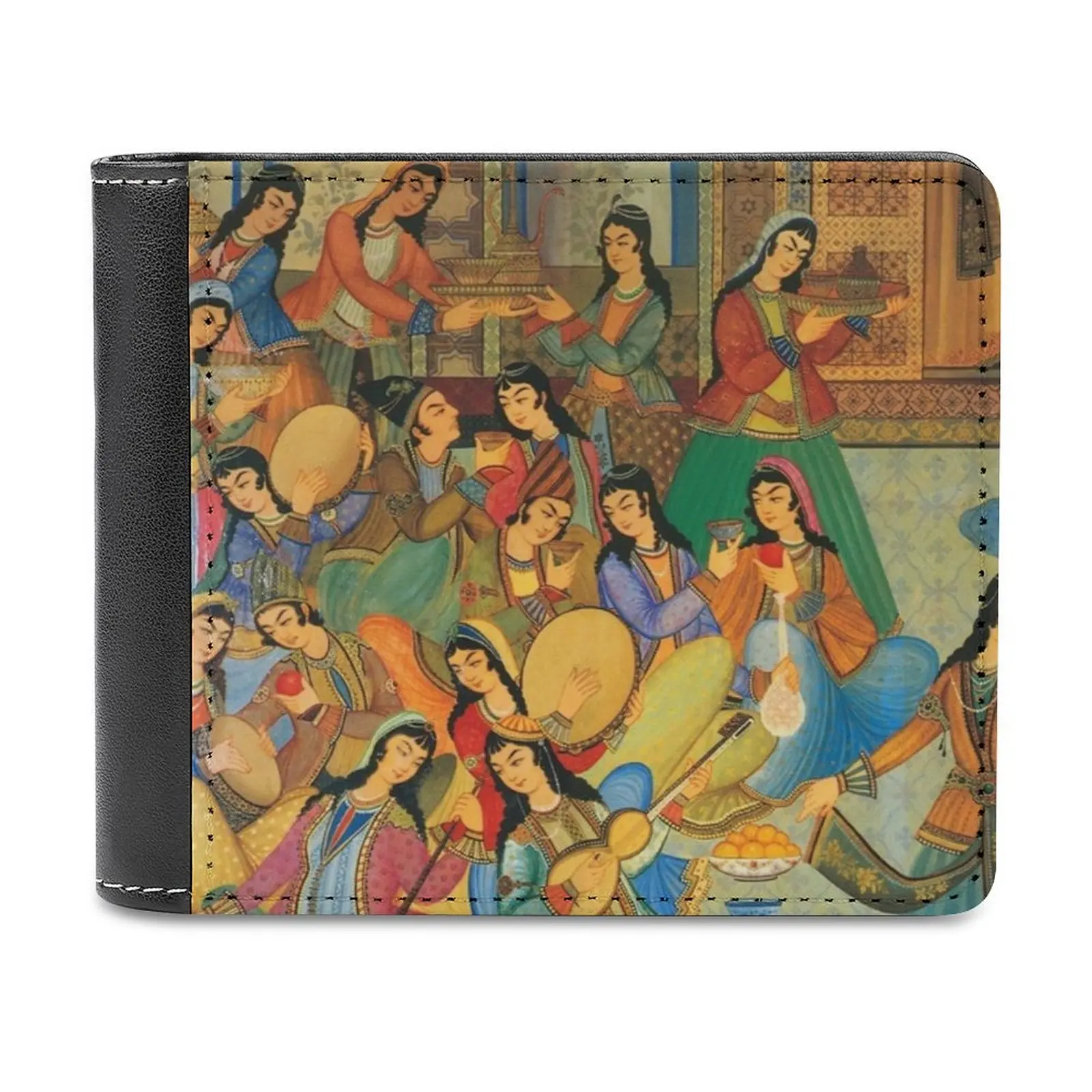 Nerevar's Incarnate Morrowind ゴールド パターン Goty Edition にインスピレーションを得たファッション クレジット カード ウォレット レザー ウォレット パーソナライズ