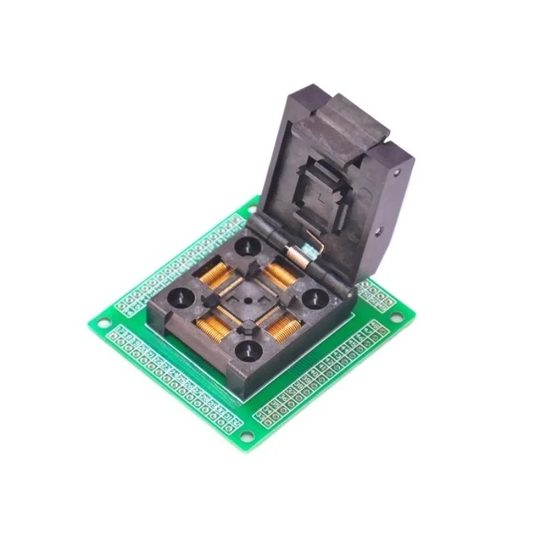 For QFP64/LQFP64/TQFP64 to dip64 programming seat QFP64 test seat, 0.5mm spacing of adapter plate