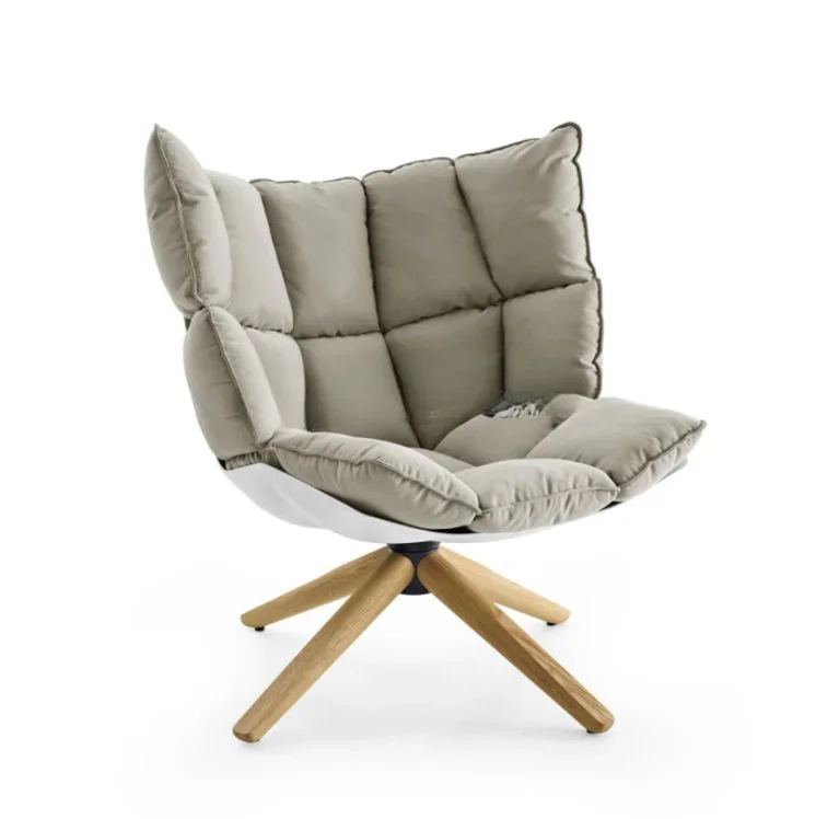 

'design dining wood italian modern easy velvet metal restaurant swivel leisure lounge husk armchair