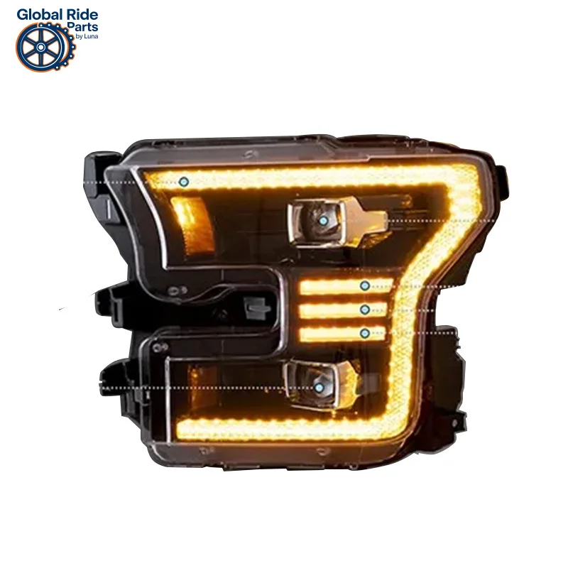 

Suitable for 15-20 Ford Raptor F150 US Version Headlight Assembly Modified LED Lens Daytime Running Turn Signal Light