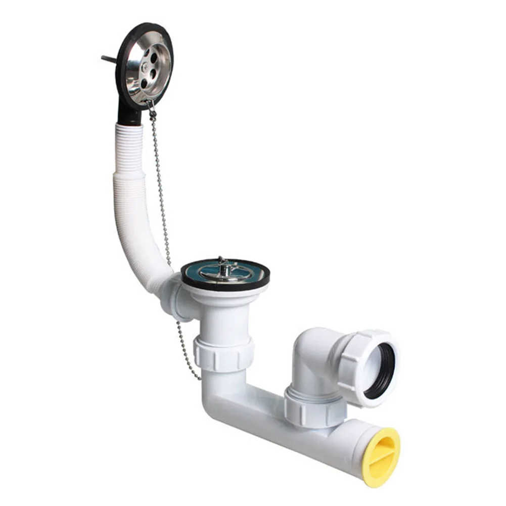 

Easy Installation Bathtub Waste Kit Bathroom Renovation Easy Installation Kit 40mm Wall Drain Filtration Holes