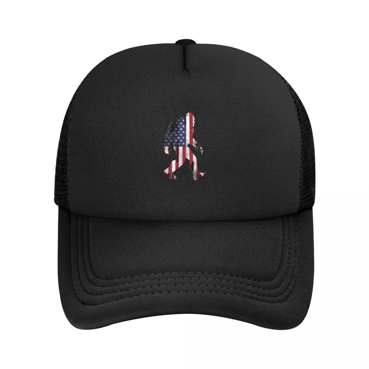 

Bigfoot USA Flag Baseball Cap Sun Cap Horse Hat Man Women's