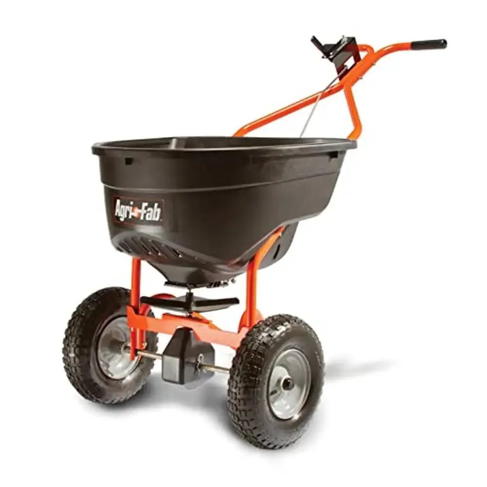 130 lb. Lawn & Garden Broadcast Spreader; Made in USA; 1/2 Acre Coverage; 10-12 ft. Spread Width; Easy Flow Control; 13