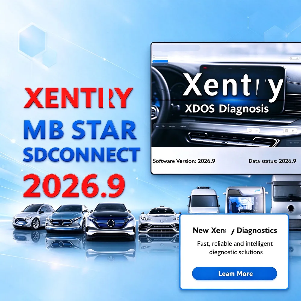 Newest Xentry 2026.09 Car Diagnostic Software Vediamo DTS  WIS EPC Starfinder For MB Star C4 C5 Remote Installation Activation
