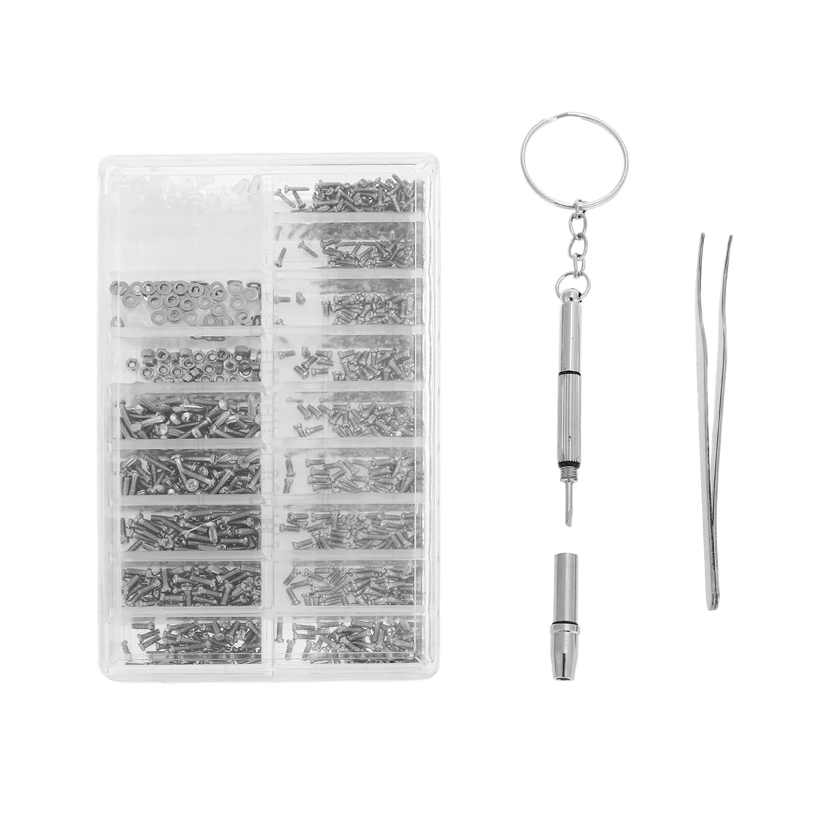 

1 set Miniature Screws Kit for Glasses Watch Repair Tools Stainless Steel Tiny Screws for Sunglasses Toy Camera Computer