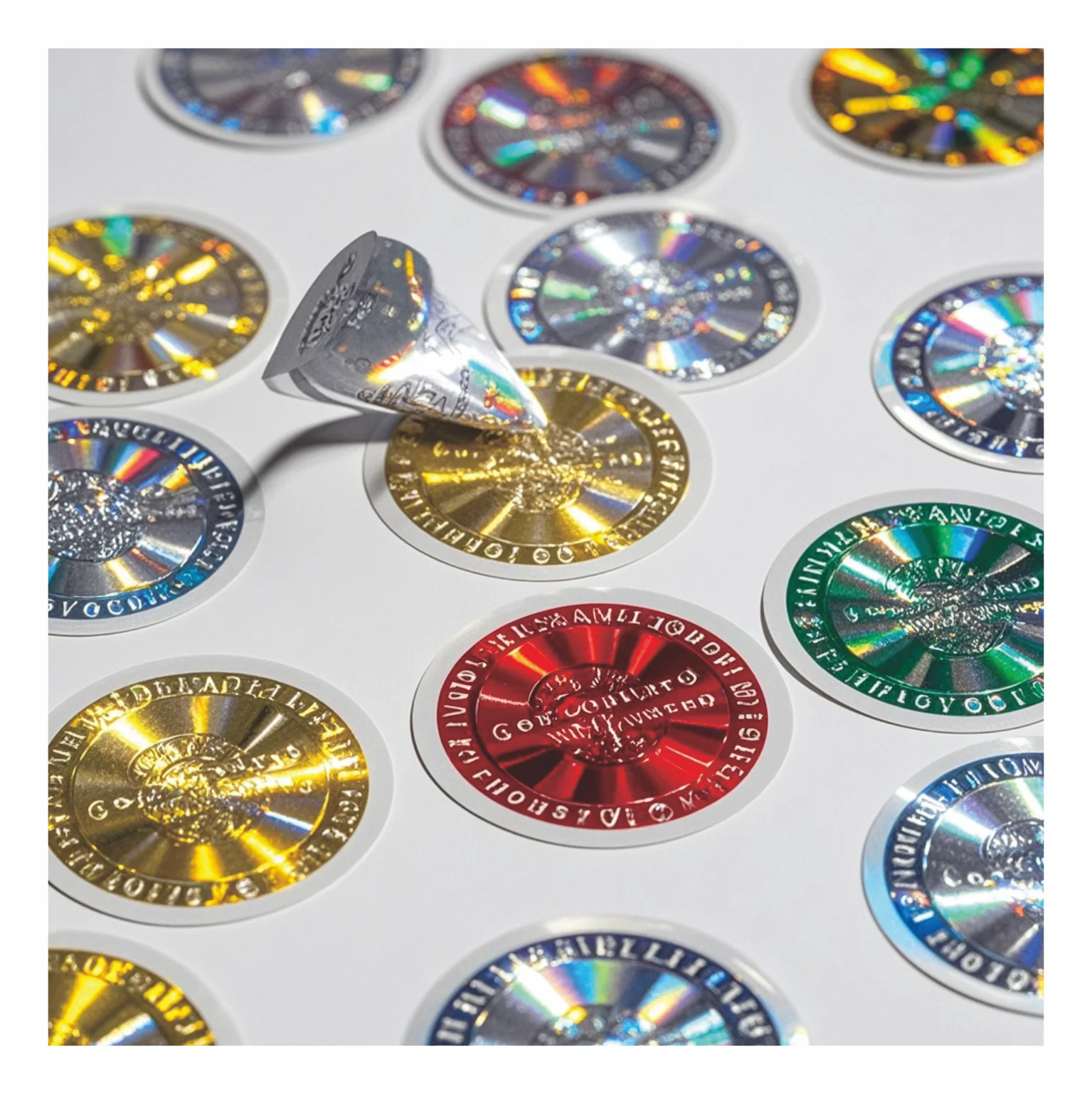 

Professional Silver Hologram Label In Sheet Packaging Hologram Label Made In China