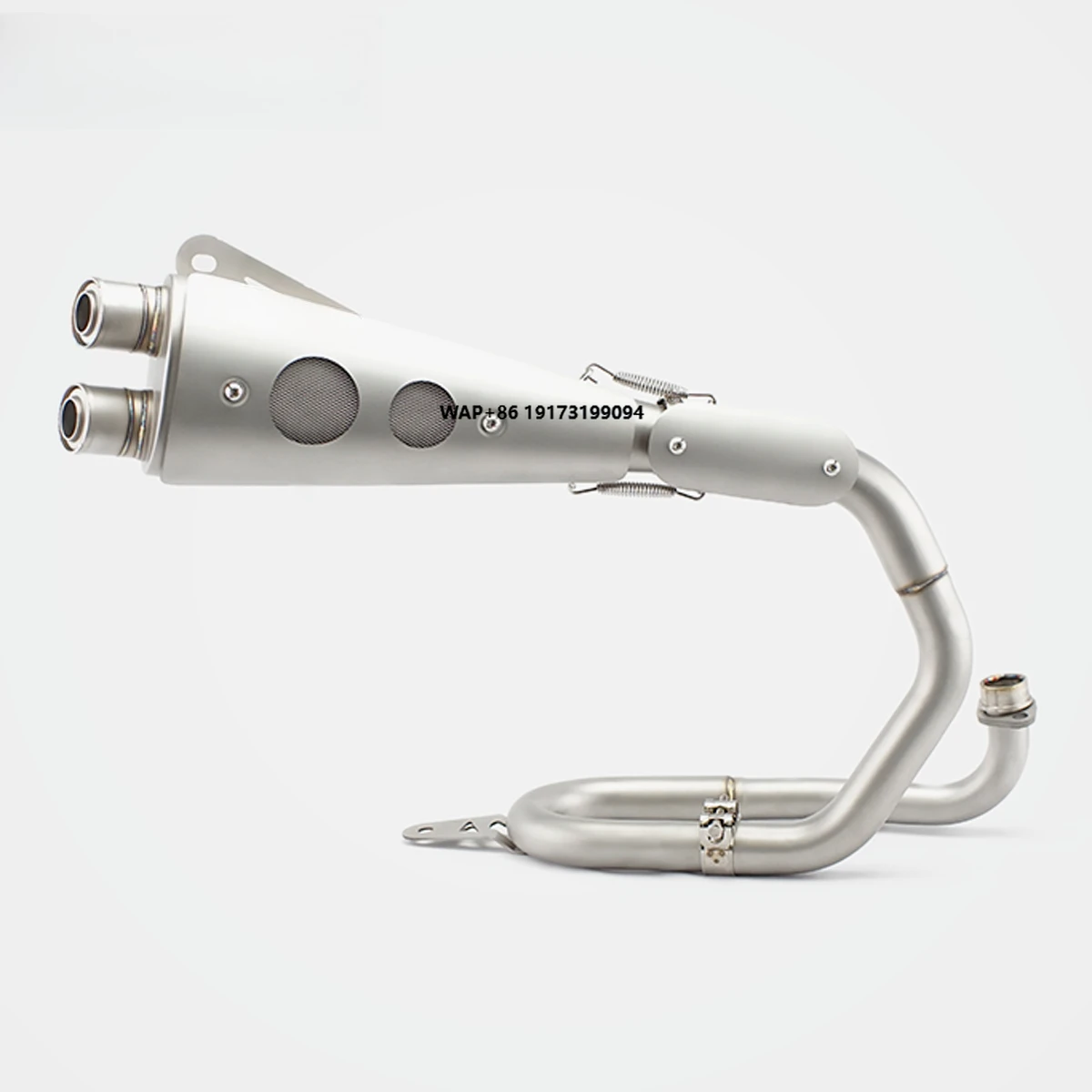 New for Monkey 125 Double-Barrel Full Exhaust System Deep Vintage Exhaust Note Urban Commute Exact Fit Customizable