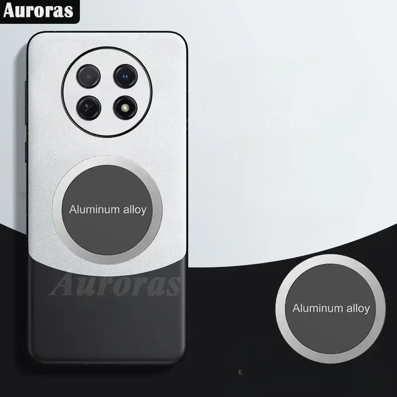 For Realme 13 Pro 5G Cover Car Magnetic Suction Leather Shockproof Soft Shell For Realme 13 Pro Plus 5G 13 4g Phone Case