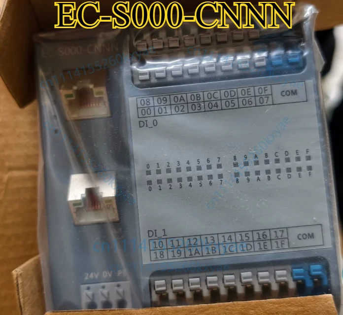 Fs series distributed bus i/o module, ethercat 32di (npn&pnp), model ec-s000-cnnn