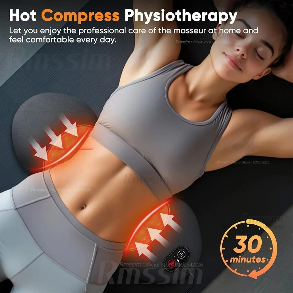 3 in 1 Back Pillow Bed Sleeping Waist Protection Pad Lying Flat Waist Relief Waist Support Heating Vibrating Electric Massage