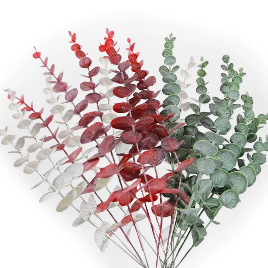 

10pcs Artificial Plants Eucalyptus Leaves Green Leaf for Home Flowers Bouquet Centerpiece Flowers Bouquet Centerpiece