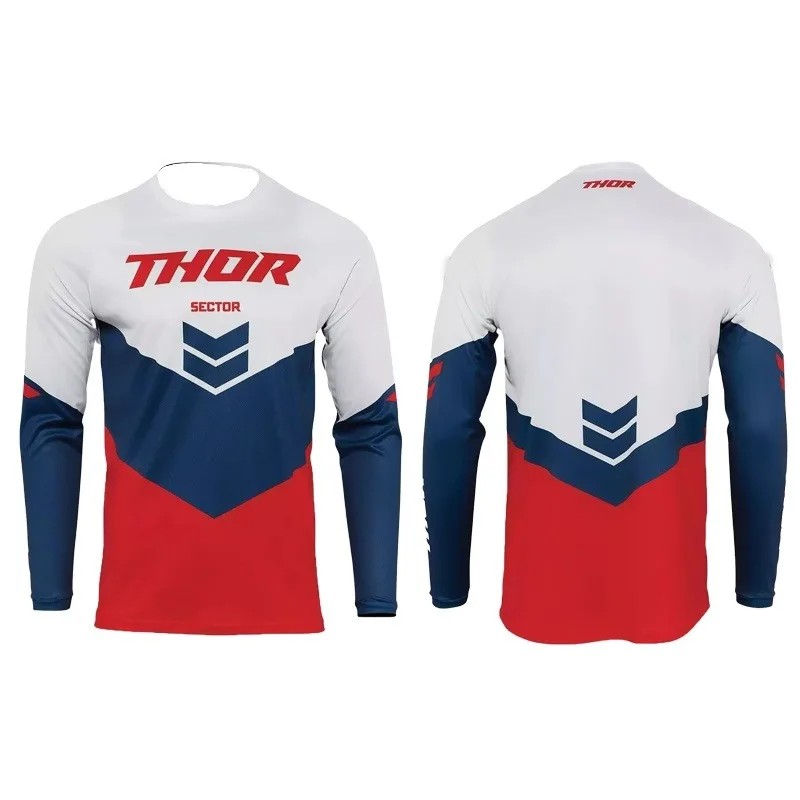 

Off Road Motorcycle Men's T-shirt, Bicycle Long Sleeved Quick Drying T-shirt, Fashionable and Trendy Top