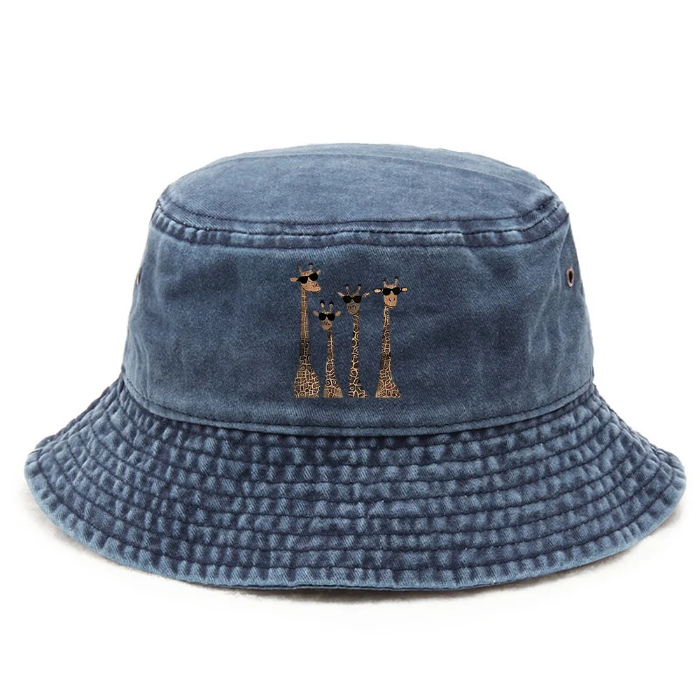 2026 New Animal Print Hat Washed Bucket Hat, Foldable Breathable Baseball Cap, Women's Beach Hat DAD Available in Multiple