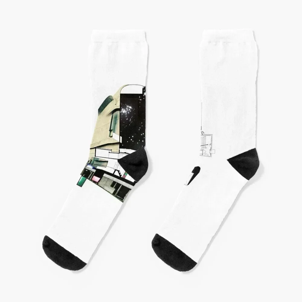

Church at Firminy Socks floral hockey essential crazy Male Socks Women's