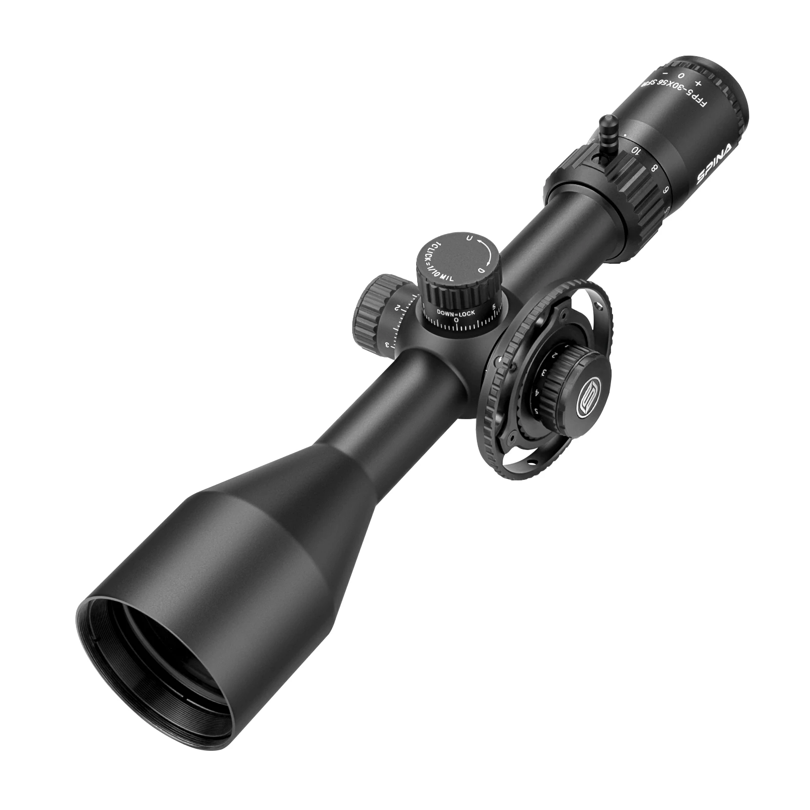 SPINA OPTICS HD 5-30x56 FFP Long Range Tactical Hunting Glass Etched Reticle Lock Reset  RifleScope Sight PCP Carbine AR.308.556