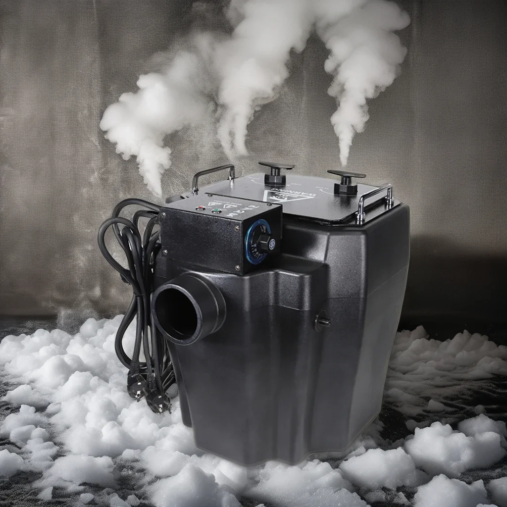 Fy 6000W Dry Ice Fog Smoke Machine for Weddings and Parties Low Lying Nimbus Stage Effects