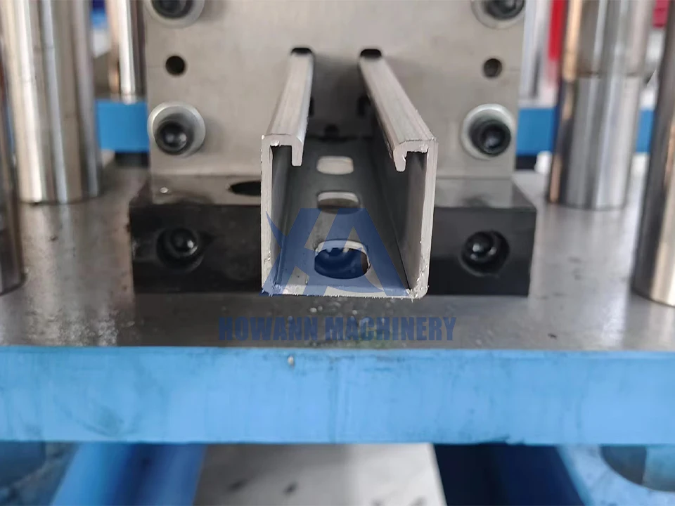 Hochpräzise Unistrut Solar Strut Channel Solar Panel Making Machine Solar Strut Roll Forming Machine Stahlrahmen Maschine
