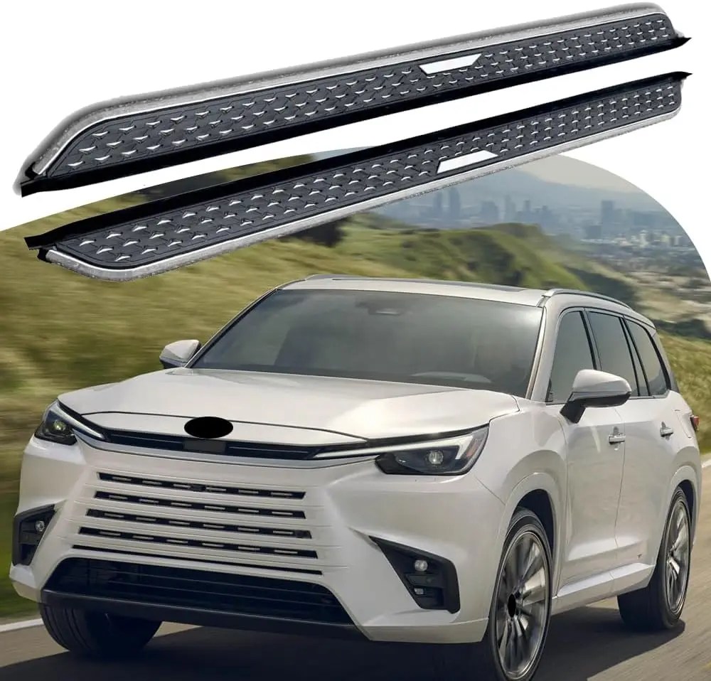 

2Pcs Running Board Side Step Nerf Bar Stairs Fits for Lexus TX TX350 TX500h 2024, Black