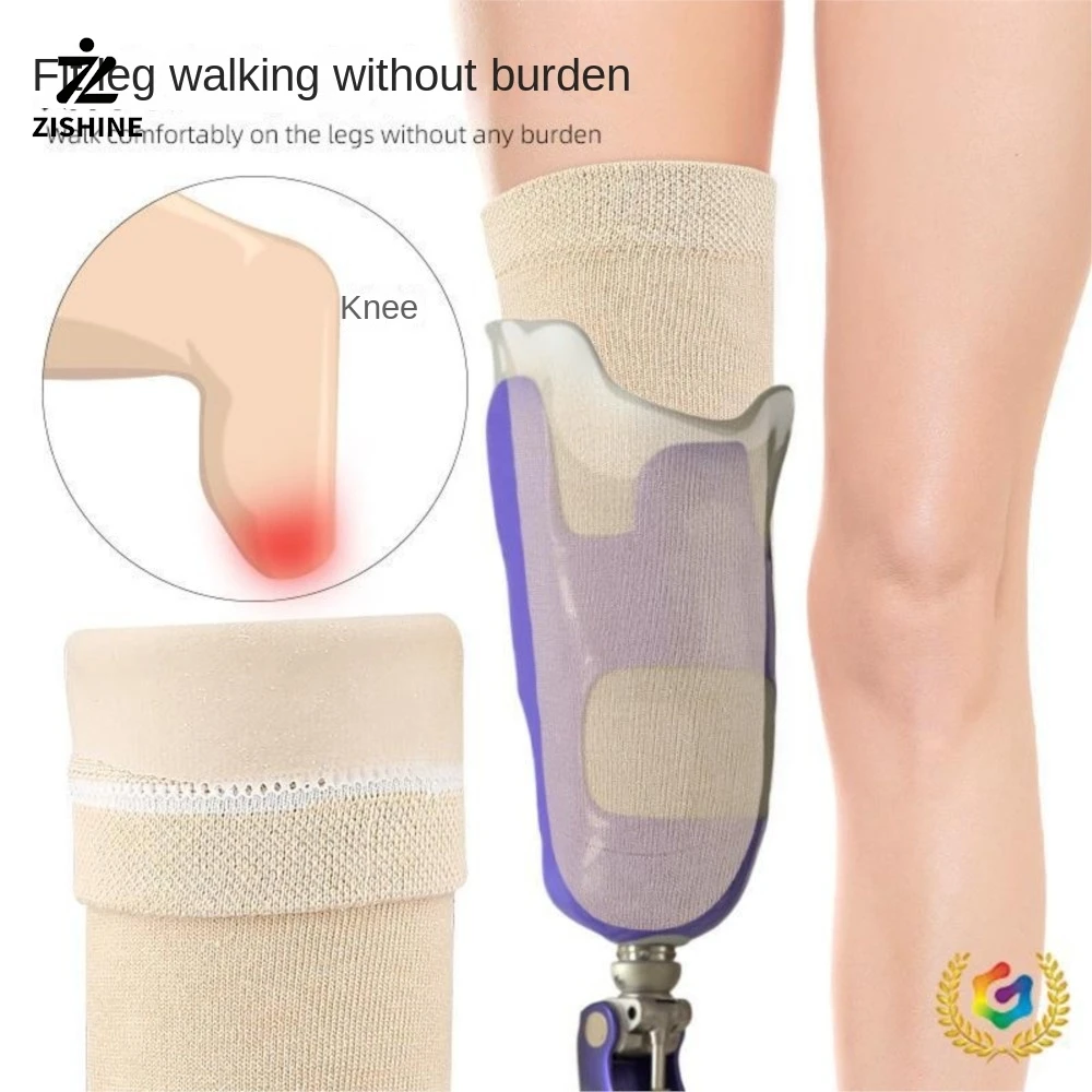 

Толщина 3 мм, протезный гель для теленка, силиконовый носок с рукавами для инвалидов, остаточные конечности, нога ниже колена, ампуты, оболочка, мягкий чехол, подкладка, пень