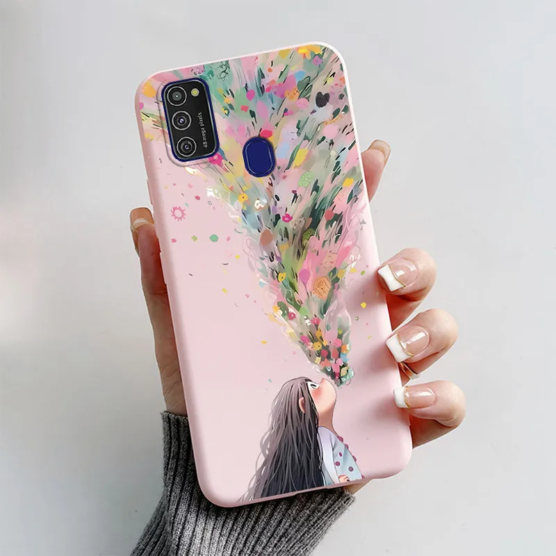 For Samsung Galaxy M21 M30S M21S M31 M31S Case Popular Butterfly Cover Soft Silicone Funda For Samsung M21 2020 SM-M215F Cases