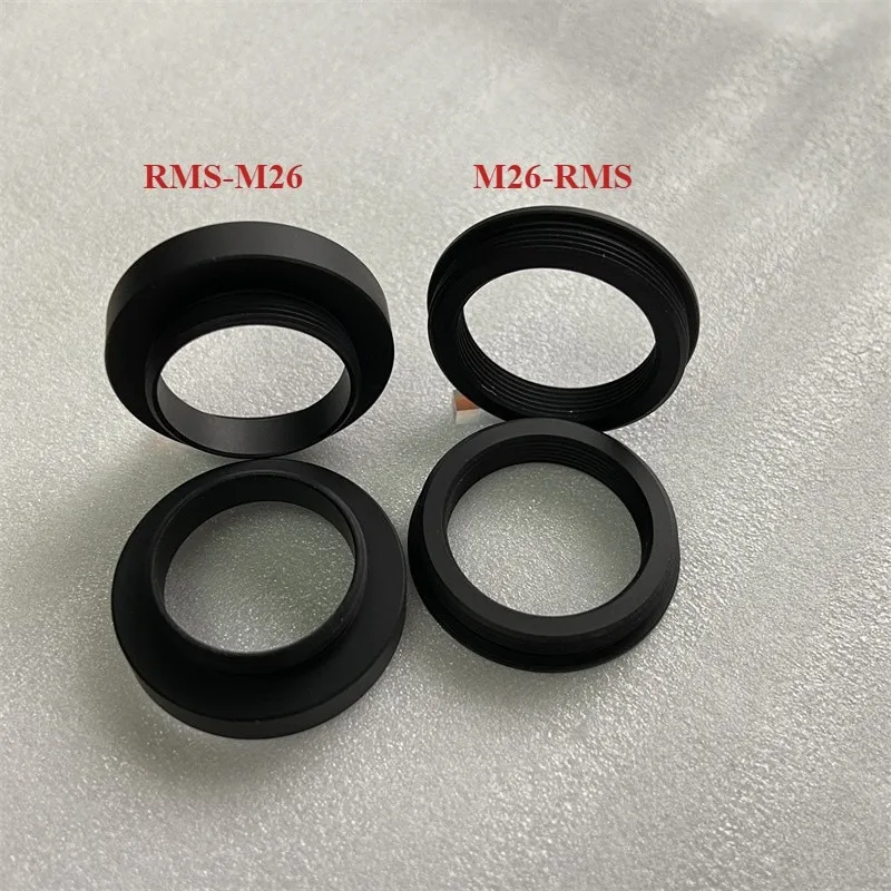1 pièce – Objectif de microscope M26 avec filetage CS RMS, adaptateur d'interface pour microphotographie, outils