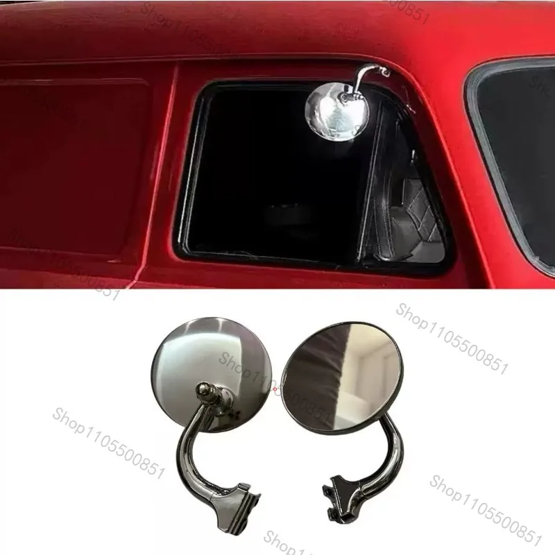 Car retro retro rearview mirror door frame with large field of view round mirror outer blind spot auxiliary reversing mirror
