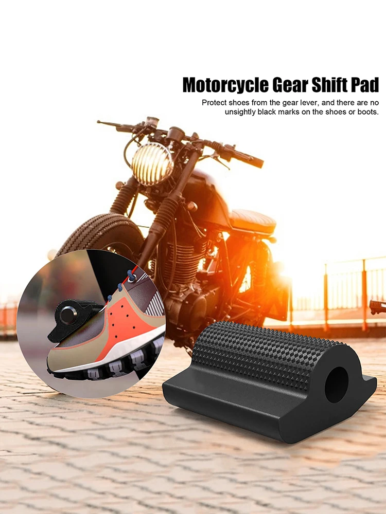 Universal Motorrad Shift Schuh Abdeckung Schalthebel Pedal Gummi Abdeckung Schuh Schutz Fuß Peg Toe Gel Hülse