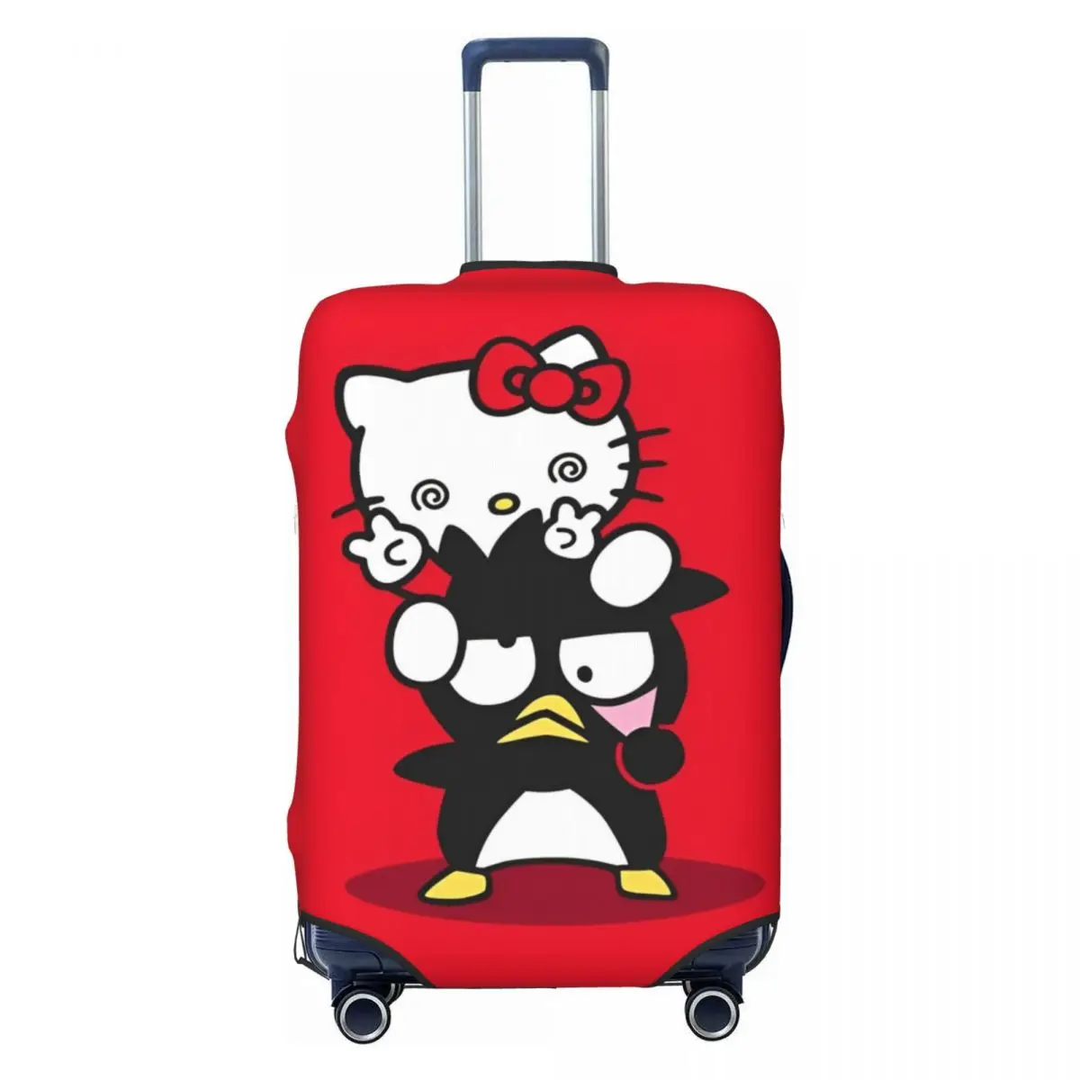 MINISO Badtz Maru Suitcase Cover Strectch Cruise Trip Protection Luggage Supplies Holiday