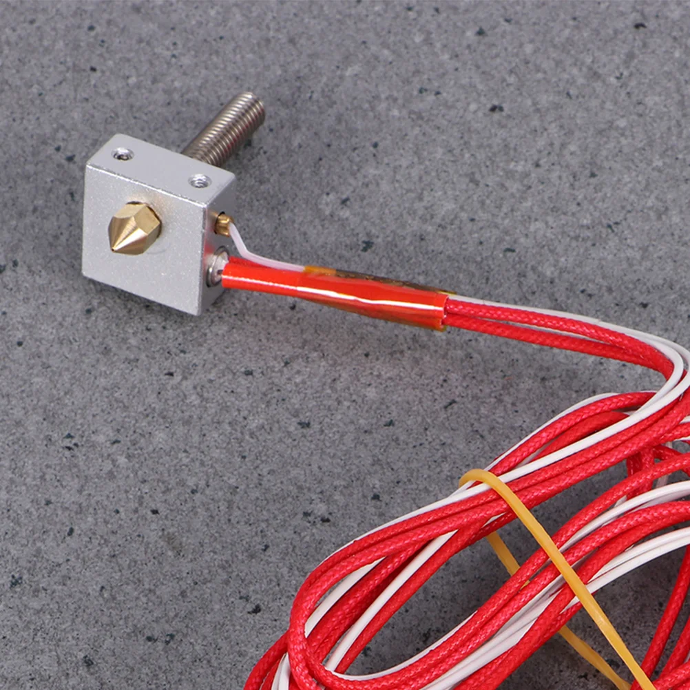 2 قطعة مجموعة فوهة التدفئة للطابعة ثلاثية الأبعاد سبائك الألومنيوم النحاس نهاية ساخنة الطارد جزء التغذية المباشرة Mk7 لتقوم بها بنفسك إصلاح متوافق ثلاثية الأبعاد #4