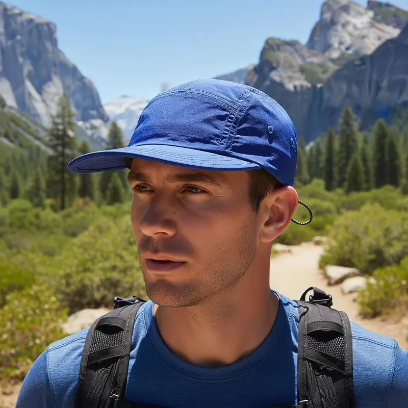 Ultra-Light 40g Quick Dry 5 Panel Cap Men Women Ideal for Sun Protection and Sports Activities