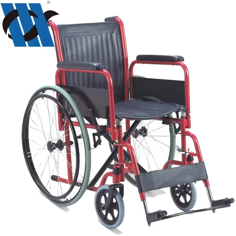 BDWC102 Powder Coating Steel Light Weight Adjustable Armrest Detachable Footrest Portable