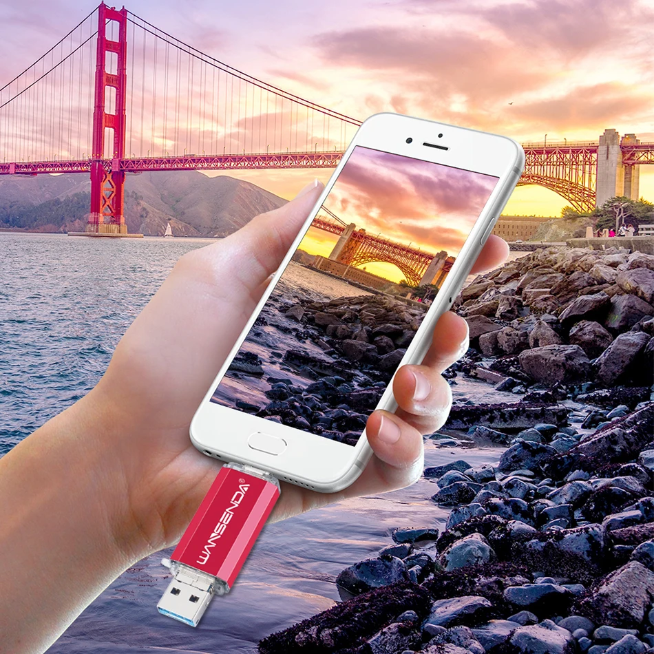 محرك أقراص فلاش من وانسيندا بسعة 128 جيجابايت وusb من النوع C محرك أقراص معدني بسعة 512 جيجابايت و256 جيجابايت و64 جيجابايت و32 جيجابايت و16 جيجابايت محرك أقراص ميموري 3 في 1