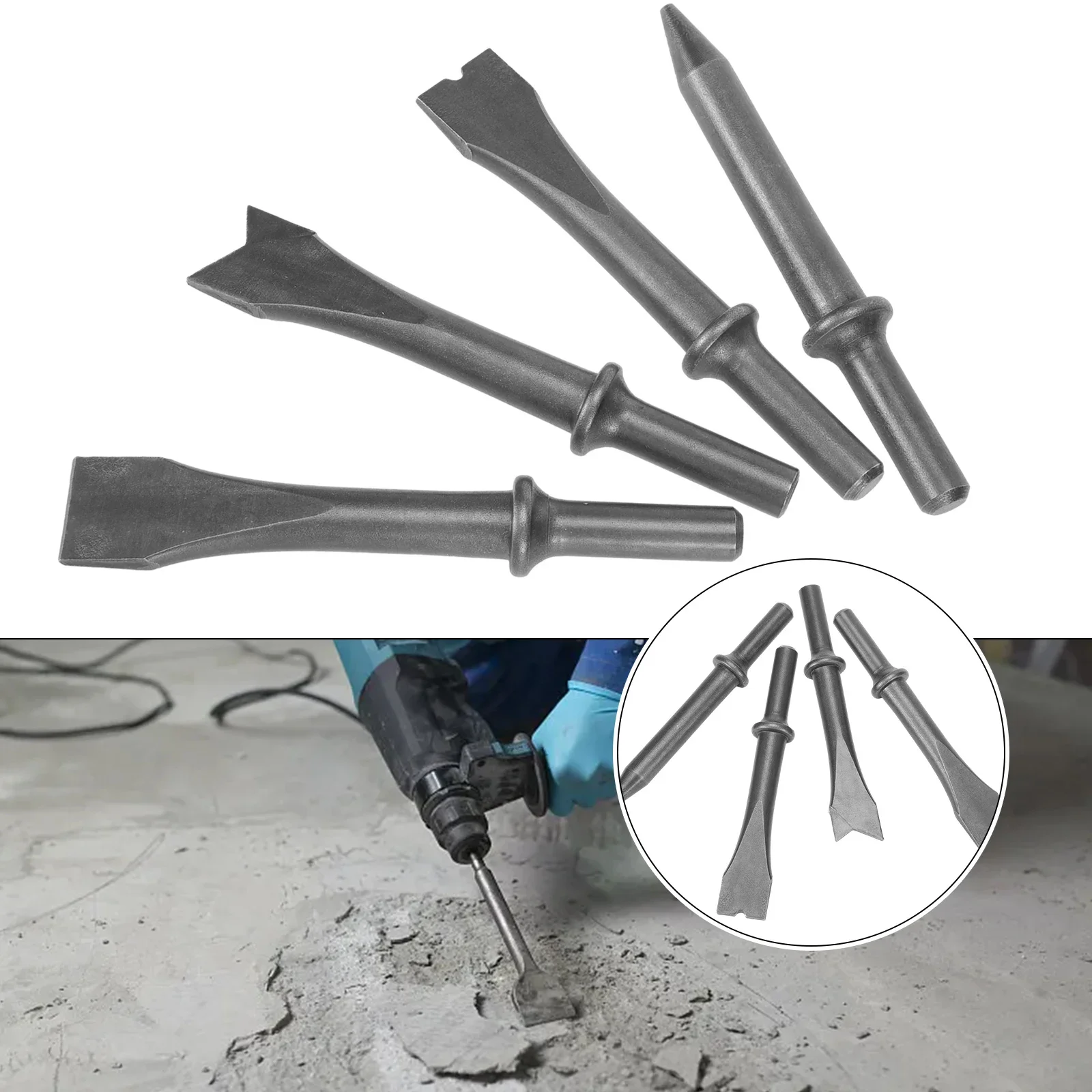 Versatile Shovel Head for Air Hammer Shovels Excellent at Both Cutting and Rust Removal Pneumatic Tool Air Chisel