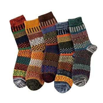 5 Pairs Winter Men's Socks Thi...