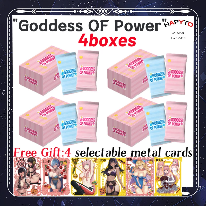 2024 Newest Goddess Of Party Goddess Story Collection Card Waifu Booster Box Ccg Acg Doujin Toys And Hobby Gift