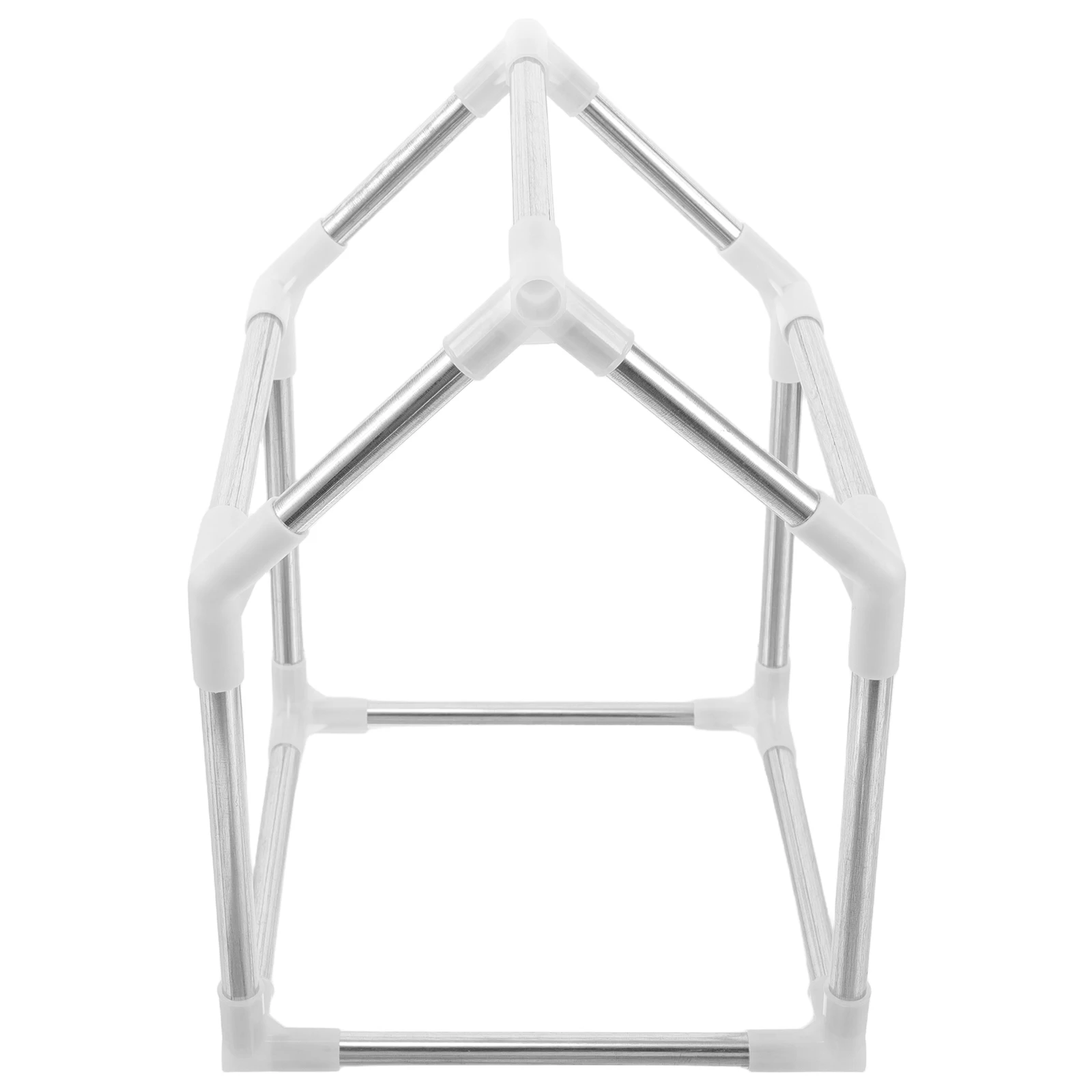 ミニハウスフレーム子供テント DIY プレイハウス組立金属構造子ペット頑丈なプラスチック楽しいプロジェクトスキル開発