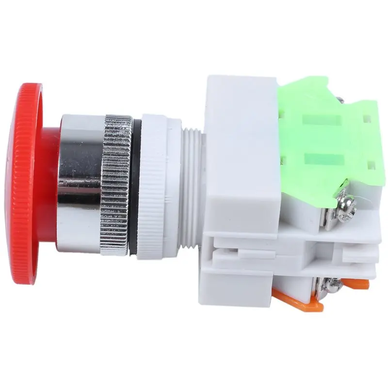BTLIFE-8X Red Mushroom Cap 1NO 1NC Emergency Stop Push Button Switch AC 660V 10A