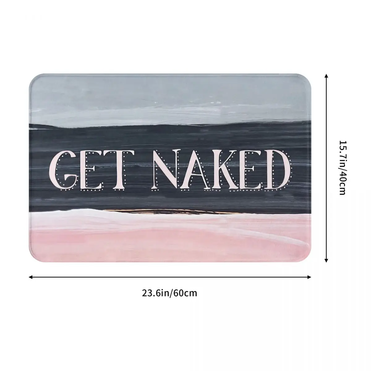 Get Naked Anti-Slip Doormat Living Room Mat Texture Grey Pink Balcony Carpet Entrance Door Rug Bedroom Decorative